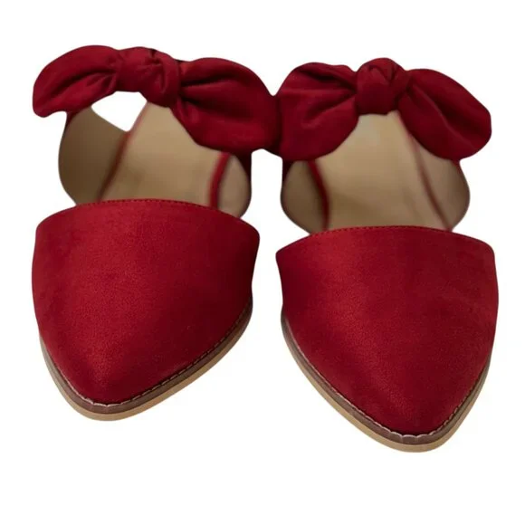 Journee Collection Telulah Bow Flat Mules (NWOB) - Picture 8 of 9